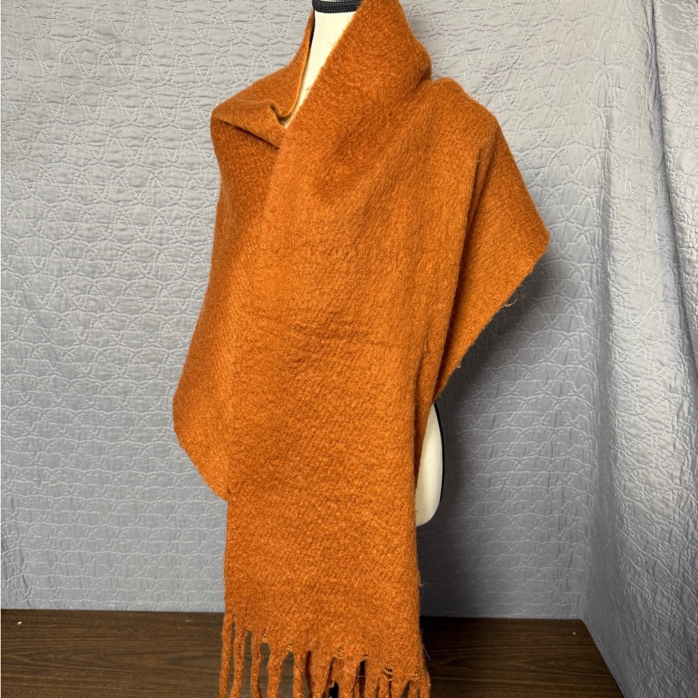 Cozy Orange Scarf